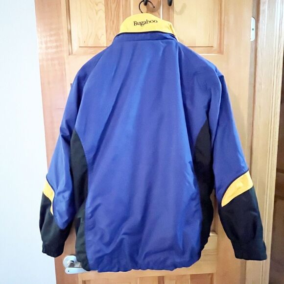 Columbia Jacket Women Sz L Bugaboo Blue Black Ski Windbreaker 3 in 1 Colorblock - Picture 14 of 14